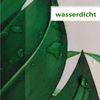 Agger Duschvorhang Grün Blätter Pflanzen Textil Duschvorhänge,Wasserabweisend Breite 180 cm, Waschbar Polyester Stoff Badevorhänge mit Ösen und Duschvorhangringe Bild 4
