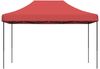 vidaXL Pop-Up Partyzelt, faltbar, Stahl / PE, Burgunderrot, ohne Seitenteile, 315 x 410 x 279 cm Bild 3