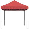 vidaXL Pop-Up Partyzelt, faltbar, Stahl / PE, Burgunderrot, ohne Seitenteile, 315 x 410 x 279 cm Bild 4