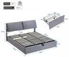 STILVORA Polsterbett 180×200 Bettgestell mit Bettkasten,Jugendbett Doppelbett mit Schublade (180*200cm), mit 3 Schubladen,Bettkasten zur Aufbewahrung Bild 4