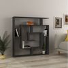 Decortie Bücherregal Labirent, Modernes Bücherregal, Raumtrenner, 125 x 22 x 129 cm Bild 2