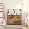 vidaXL Kinderregal Altholz 60 x 29,5 x 69 cm Holzwerkstoff 892397 Bild 4