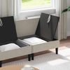 vidaXL Wohnzimmergarnitur 4 pcs Hafer Stoff 3413784 Bild 3