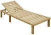 vidaXL Sonnenliege mit Taupe Auflage Imprägniertes Kiefernholz 3065827 Bild 2