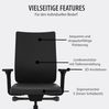 sedus Bürostuhl Sedus se:do Pro, Drehstuhl, Schwarz, bis 130kg Belastbar, ergonomisch Bild 2