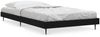 vidaXL Bettgestell Schwarz 90x200 cm Holzwerkstoff 832270 Bild 2