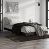 vidaXL Bettgestell Schwarz 90x200 cm Holzwerkstoff 832270 Bild 4