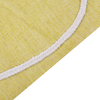 Beliani 'YAVU' Outdoor Kurzflor Teppich, Polyester gelb, 140 x 200 cm Bild 4