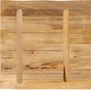 vidaXL Tischplatte mit Baumkante 60x60x2,5 cm Raues Massives Mangoholz 370666 Bild 5
