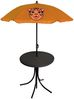 4tlg Kinder Campingmöbel Set 2 x Campingstuhl + Tisch + Sonnenschirm Bild 2