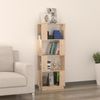 vidaXL Bücherregal/Raumteiler 51x25x132 cm Massivholz Kiefer 814039 Bild 3