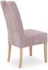 casa NOVA Polsterstuhl JASMIN BHT 46x101x62 cm rosa Esszimmerstuhl Freischwinger Schwingstuhl Bild 3