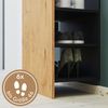 Garderobenpaneel Urban 3 Haken Garderobenstange 6 Paar Schuhe Oak : Oak / Grafit Bild 3