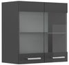 Küchenglasschrank R-Line Anthrazit Hochglanz 60 cm Vicco Bild 5