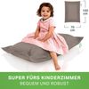 Green Bean® Kinder-Sitzsack 70x100cm & 70 Liter EPS-Perlen Füllung - Indoor & Outdoor Bean Bag Sitzkissen - Khaki Bild 2