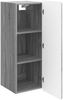 vidaXL Wandschrank Grau Sonoma 33 x 34,5 x 94 cm Holzwerkstoff 898251 Bild 3