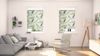 Lichtblick Design Plissee mit Motiv Fir Branches, 1006 Tageslicht - Blickdicht; einfache Installation mit Klemmträgern; von beiden Seiten sichtbar, 130 x 80 x 2,5 cm Bild 5