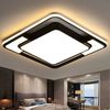 style home Deckenleuchte LED Deckenlampe dimmbar mit Fernbedienung, 90W-Ø42cm, Warmweiß bis Kaltweiß 3000K-6000K, quadratisch 42x6 cm, Schwarz, für Wohnzimmer Büro Bild 5