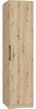 Forte CADIXO Mehrzweckschrank 50, Skandi Eckschrank, 1-türig, Holzwerkstoff, Flur/Wohn-/Schlafzimmer, Artisan Eiche Holzdekor, 51,2 cm breit x 212,9 cm hoch x 58,9 cm tief Bild 3