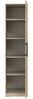 Forte CADIXO Mehrzweckschrank 50, Skandi Eckschrank, 1-türig, Holzwerkstoff, Flur/Wohn-/Schlafzimmer, Artisan Eiche Holzdekor, 51,2 cm breit x 212,9 cm hoch x 58,9 cm tief Bild 4