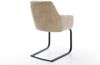 Stuhl Pejo-Flex Freischwinger flach schwarz Vintage Beige Bild 5