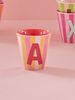 rice Becher Rice Melamin Becher Medium Buchstaben Mädchen, 1-tlg, Melamin Bild 2