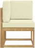 vidaXL Outdoor Ecksofa Massivholz Akazie Weiß 901468 Bild 4