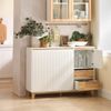 SoBuy FSB75-WN Sideboard, MDF, Lackiert, Weiß, 120 x 90 x 40 cm Bild 5