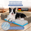 ELONEO orthopädisches Hundebett mittelgroße Hunde - 90 x 68 x 18 cm, Hundekorb mit Memory Foam, Hundematte wasserdicht und waschbar, Hundekissen, Hundematratze mit weicher Polsterung, braun Bild 2
