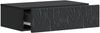 vidaXL Wandmontierter Beistelltisch Schwarz 87,5 x 34,5 x 17 cm 898836 Bild 2