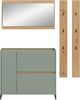 Garderobenkombination B/H/T: 192x172x32 cm in Salbei Nachbildung und Artisan Oak Nachbildung Bild 2