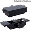 Ulife Couchtisch Moderner Couchtisch Hochglanz Schwarz mit Schubladen (1-St), Rechteckig, großes Stauraum, Schiebefach, pflegeleicht, stilvoll Bild 2