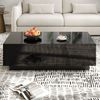 Ulife Couchtisch Moderner Couchtisch Hochglanz Schwarz mit Schubladen (1-St), Rechteckig, großes Stauraum, Schiebefach, pflegeleicht, stilvoll Bild 4