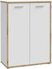 Stauraumschrank Keflavik in Holz / Weiß - 84.5 x 115.1 x 41.5 cm Bild 3