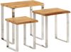 vidaXL Satztische mit Baumkante 3 Stk. Massivholz Akazie 372761 Bild 2