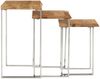 vidaXL Satztische mit Baumkante 3 Stk. Massivholz Akazie 372761 Bild 4