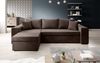 Luxusbetten24 Schlafsofa Designer Sofa Denver, mit Stauraum und Schlaffunktion Bild 2