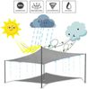 BlingBin Sonnensegel Wasserdichtes Solarsegel 4x5 m sonnen- und winddicht, UV-Schutz, (1er Set, 1-tlg, 4x5 M), Sonnensegel, UV-beständig, für Balkon, Terrasse und Garten, hellgrau Bild 2