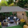 BlingBin Sonnensegel Wasserdichtes Solarsegel 4x5 m sonnen- und winddicht, UV-Schutz, (1er Set, 1-tlg, 4x5 M), Sonnensegel, UV-beständig, für Balkon, Terrasse und Garten, hellgrau Bild 5