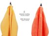 Betz Handtuch Set 12-TLG. Handtuch-Set Premium honiggelb/blutorange, Baumwolle, (12-tlg) Bild 2