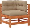 vidaXL Garten-Lounge-Set 10 pcs Wachsbraun Massives Kiefernholz 3418115 Bild 4