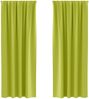vidaXL Verdunkelungs-Vorhänge mit Ringen 2 pcs Grün 260 x 140 cm 4107502 Bild 2