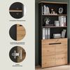 Home affaire Aktenschrank REHAT, Büroschrank (bietet viel Stauraum für ca. 35 Aktenordner) 5 Fächer, 3 feste & 1 variabler Boden, Höhe: 190cm, Breite: 80cm Bild 3
