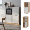 Herdumbauschrank R-Line Weiß Landhaus 60 cm Vicco Bild 2