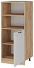Herdumbauschrank R-Line Weiß Landhaus 60 cm Vicco Bild 3