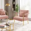 Yaheetech Sofa 1/2-Sitzer Polstersofa, Loungesessel mit Lendenkissen Einzelsofa Loveseat für Wohnzimmer Bild 2