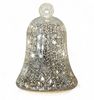 formano LED Dekolicht Glas-Glocke Weihnachten Frosty Sterne 22 cm mit Timer Winter Deko, LED fest integriert Bild 5