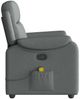 vidaXL Massagesessel Dunkelgrau Stoff 4015691 Bild 4