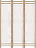 vidaXL 3-tlg. Paravent Faltbar 120 cm Bambus und Canvas 350623 Bild 4