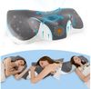 Esun Nackenstützkissen Nackenstützkissen, Kopfkissen Memory Foam, Kissen Seitenschläferkissen, Füllung: Memory Foam, Seitenschlafer, Rückenschlafer, Bauchschlafer, Set, Kissen vom OEKO-TEX® und CertiPUR Getestet, für Seiten Rücken & Bauchschläfer, Nack... Bild 5